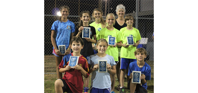 2012 Team Sportsmanship Award Winners